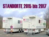 Standorte 2015 bis 2017